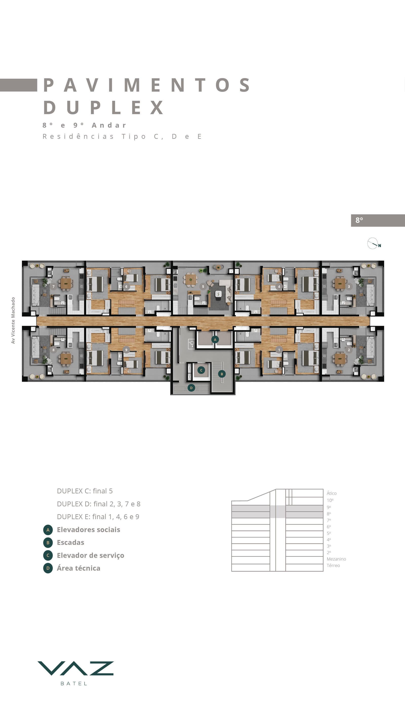 Apartamento com 1 dormitório à venda sendo 1 suíte, 54.77 m² por - R$ 939.168,00 - Batel - Curitiba/PR