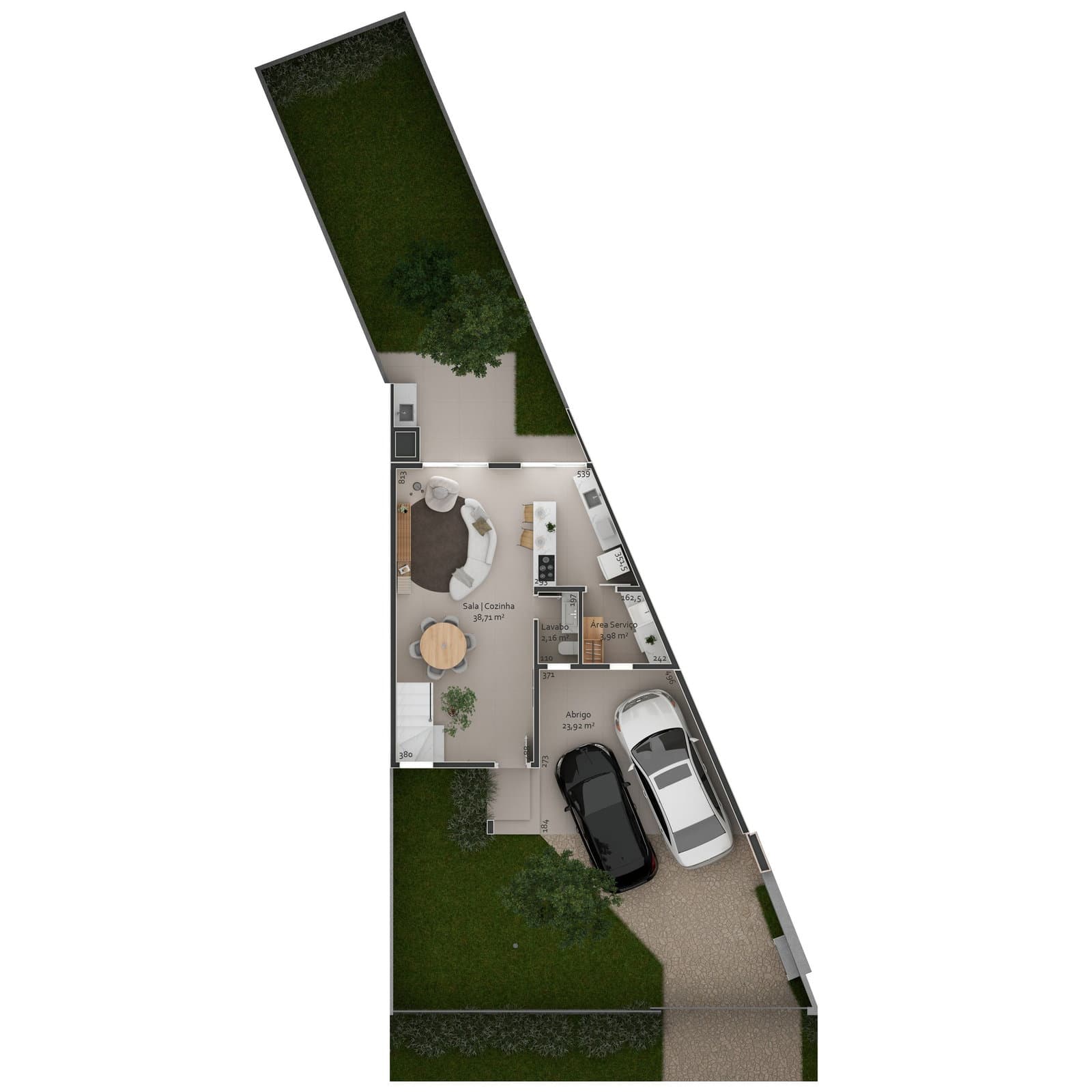 Residencial Giardino Dallabona - Casa com 3 dormitórios sendo 1 suíte - 137m² priv - São Braz Curitiba